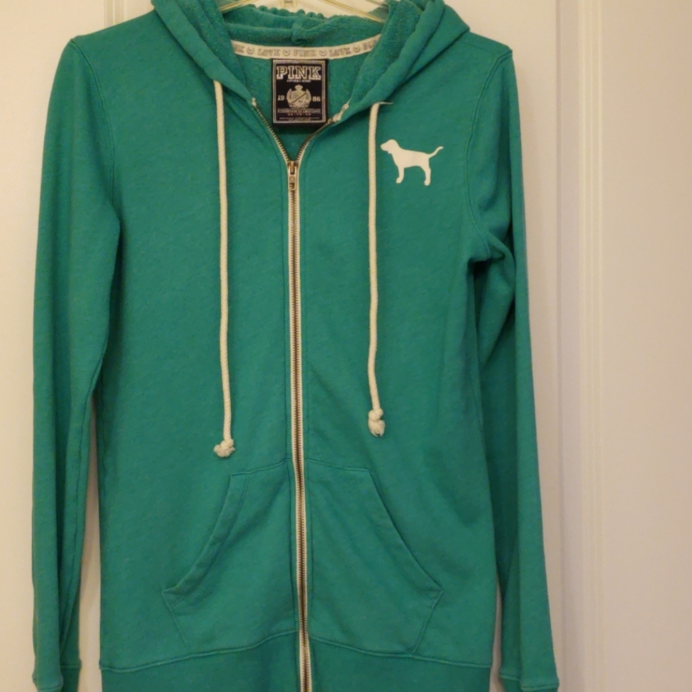 Pink brand hooded sweat shirt